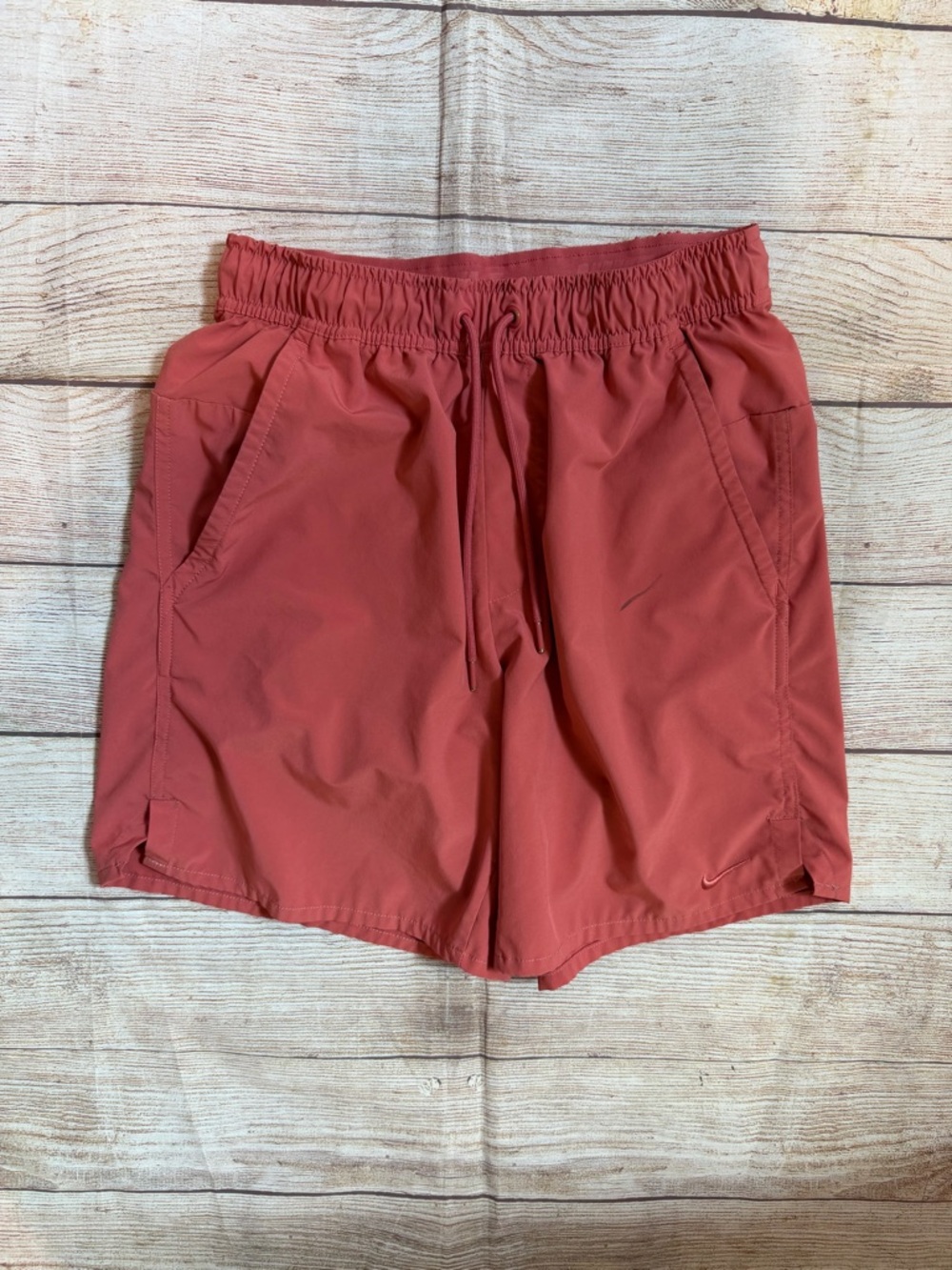 Nike Coral-Red Dri-FIT Athletic‎ Running Lifting Workout Shorts